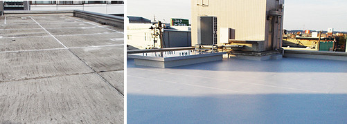 富山市　日特建設株式会社　　塩化ビニルシート防水