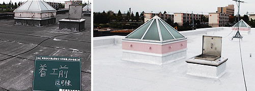 射水市　県営住宅太閤山団地（12・13号棟）改質アスファルトシート防水