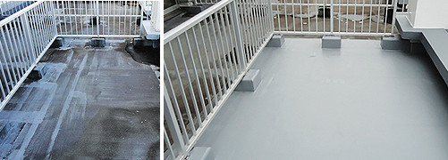 射水市　富山高等専門学校（射水キャンパス）　塗膜防水